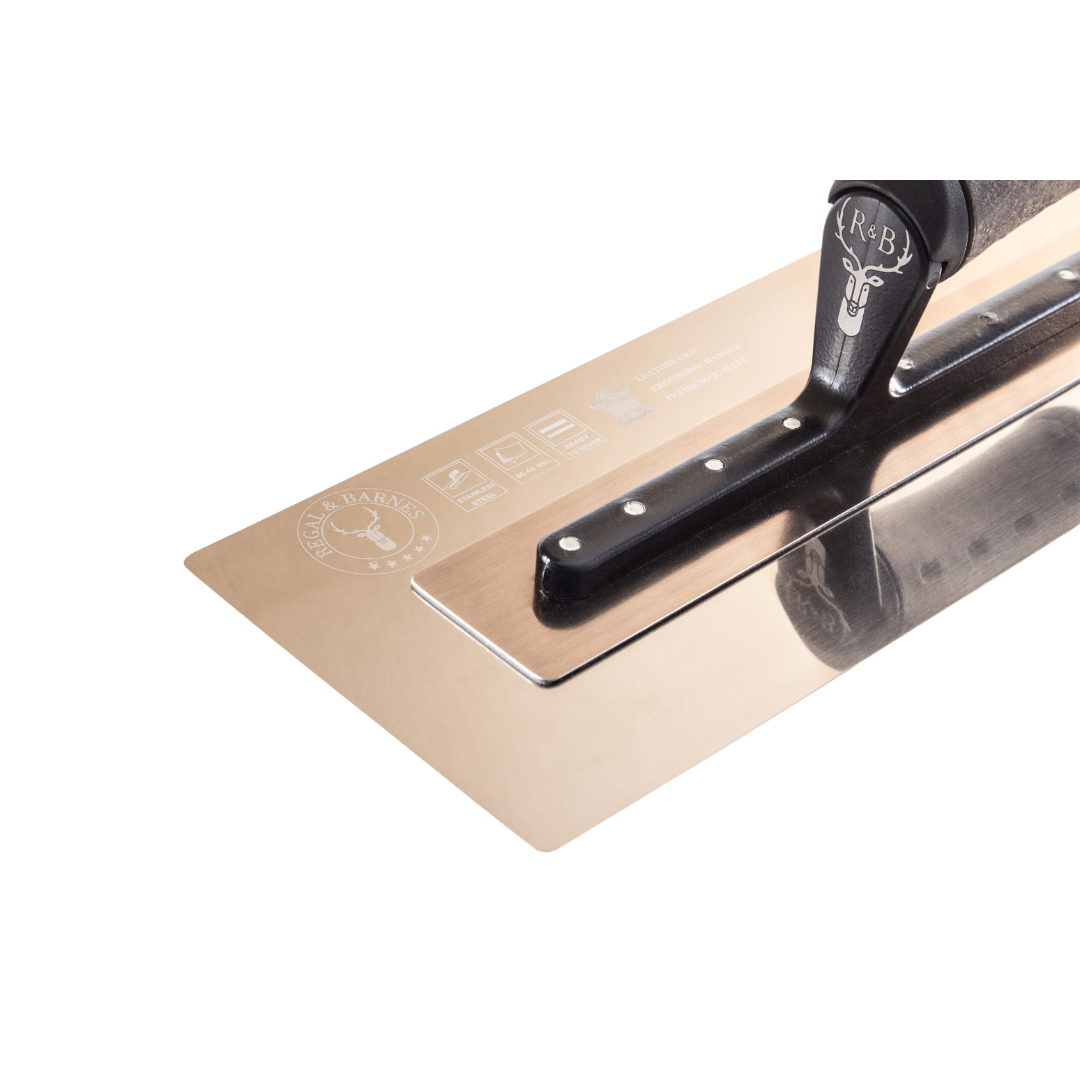 Gold Hardened Stainless Steel Trowel - 356mm - Regal & Barnes